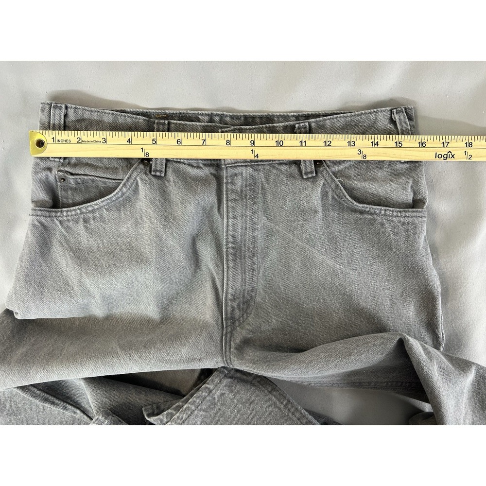 VTG 90s Levis 550 Jeans Mens 33x32 Gray Loose Comfort Fit Tapered Streetwear - Picture 3 of 16